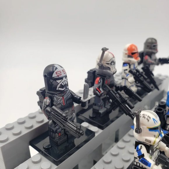 8 Star Wars The Bad Batch Custom Minifigures, Mini Figures - Picture 8 of 10